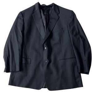 Society Brand LTD Classic Black Two-Button Blazer - Size 52L